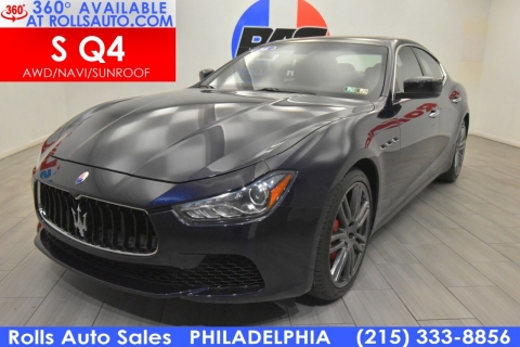 2016 Maserati Ghibli S Q4 AWD 4dr Sedan, Blue, Mileage: 78,875