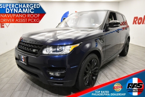 2016 Land Rover Range Rover Sport Supercharged Dynamic AWD 4dr SUV, Blue, Mileage: 80,250