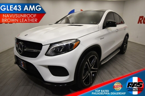 2019 Mercedes-Benz GLE AMG GLE 43 AWD 4MATIC 4dr Coupe, White, Mileage: 75,885