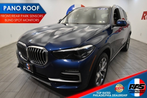 2019 BMW X5 xDrive40i AWD 4dr Sports Activity Vehicle, Blue, Mileage: 79,013