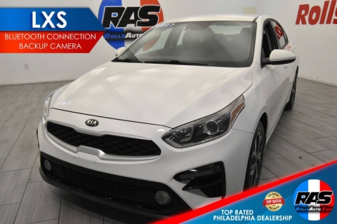 2021 Kia Forte LXS, White, Mileage: 51,225
