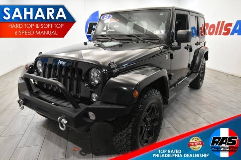 2015 Jeep Wrangler Unlimited, Negro, Mileage: 86,141