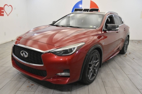 2017 Infiniti QX30 Sport 4dr Crossover, Red, Mileage: 99,636