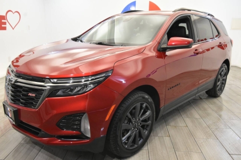 2022 Chevrolet Equinox RS 4x4 4dr SUV, Red, Mileage: 33,698
