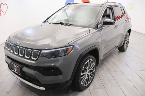 2022 Jeep Compass Limited 4x4 4dr SUV, Gray, Mileage: 58,291