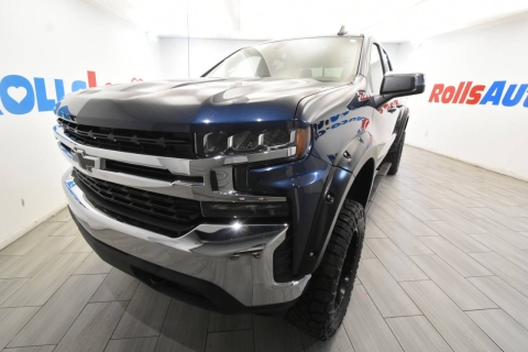 2021 Chevrolet Silverado 1500 LT 4x4 4dr Double Cab 6.6 ft. SB w/1LT, Blue, Mileage: 53,815