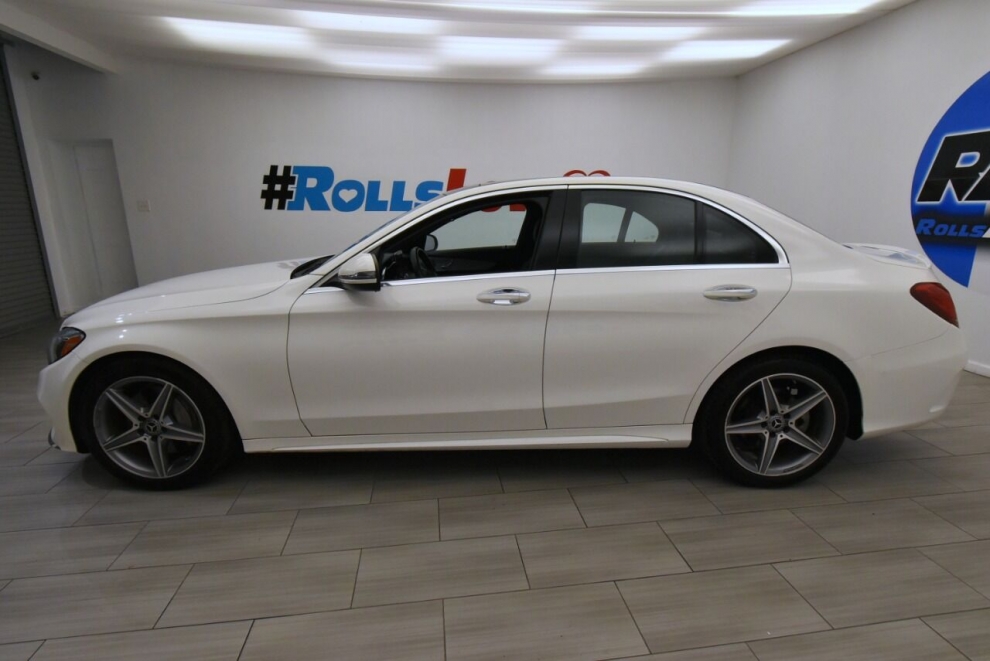 2018 Mercedes-Benz C-Class C 300 4MATIC AWD 4dr Sedan, White, Mileage: 86,710 - photo 1