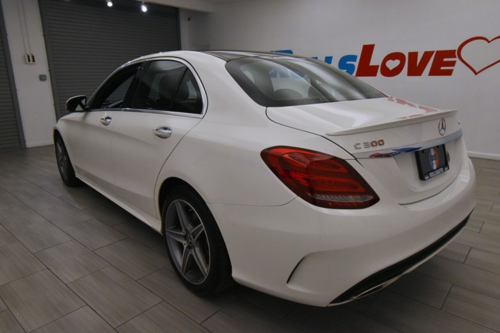 2018 Mercedes-Benz C-Class C 300 4MATIC AWD 4dr Sedan, White, Mileage: 86,706 - photo 2