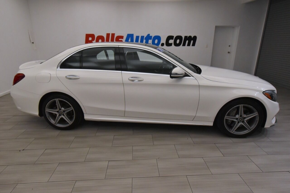 2018 Mercedes-Benz C-Class C 300 4MATIC AWD 4dr Sedan, White, Mileage: 86,706 - photo 6