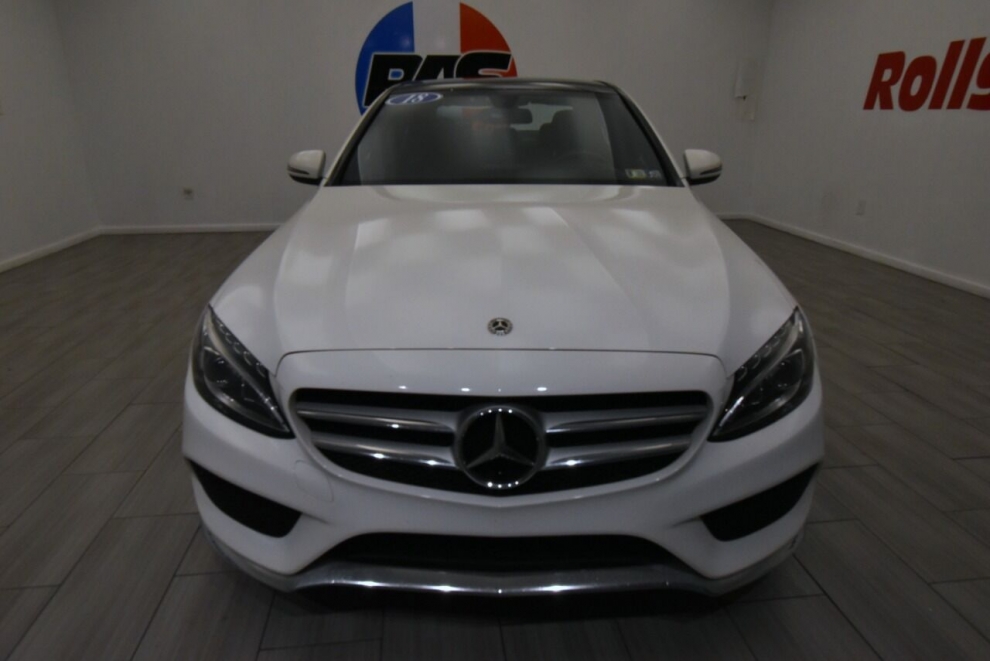 2018 Mercedes-Benz C-Class C 300 4MATIC AWD 4dr Sedan, White, Mileage: 86,710 - photo 7