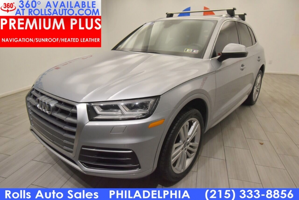 2019 Audi Q5 2.0T quattro Premium Plus AWD 4dr SUV, Silver, Mileage: 62,702 