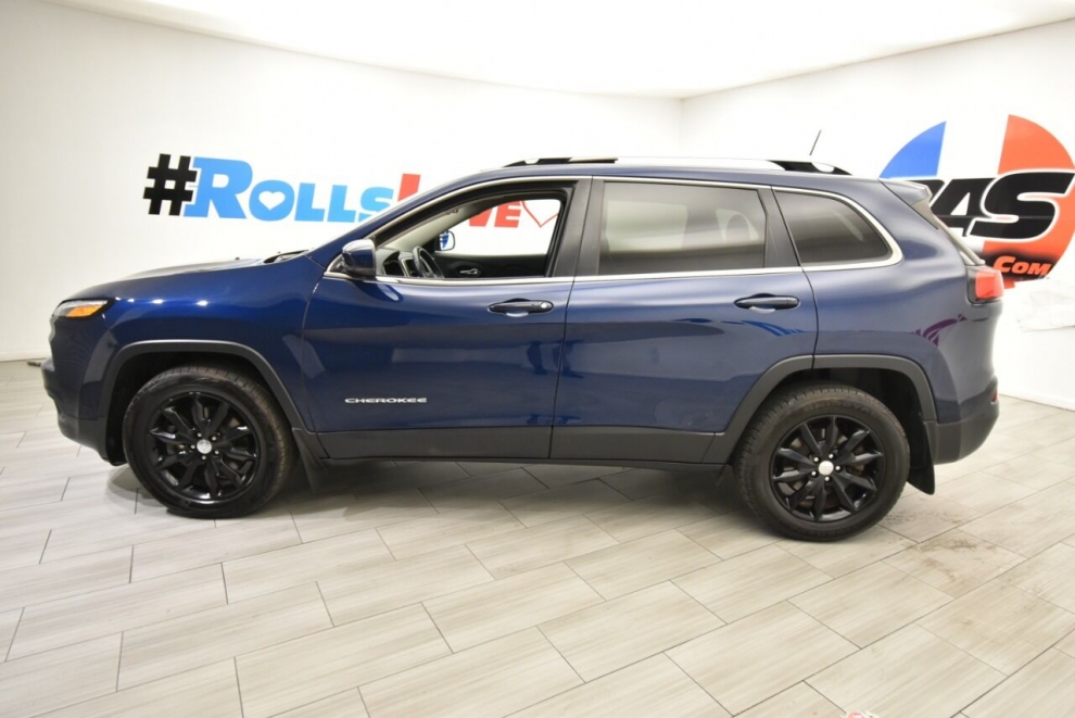 2018 Jeep Cherokee Limited 4x4 4dr SUV, Blue, Mileage: 46,412 - photo 1