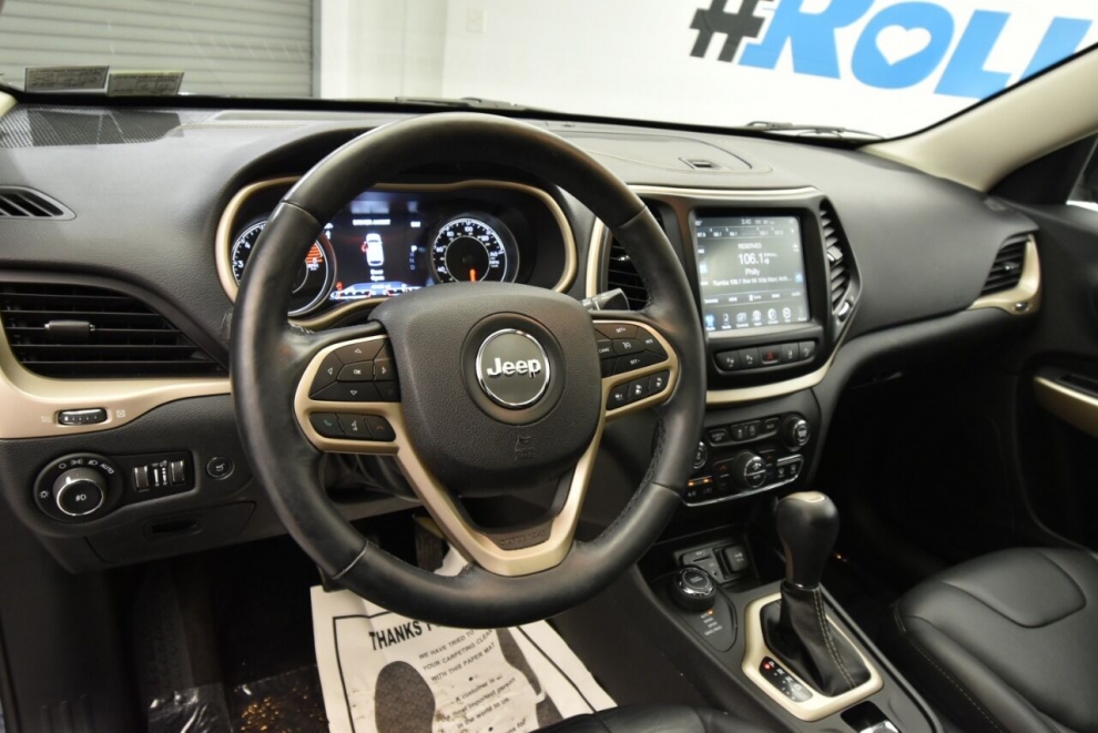 2018 Jeep Cherokee Limited 4x4 4dr SUV, Blue, Mileage: 46,409 - photo 12