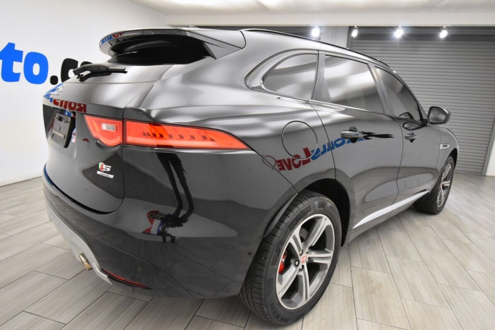 2018 Jaguar F-PACE S AWD 4dr SUV, Black, Mileage: 86,651 - photo 4