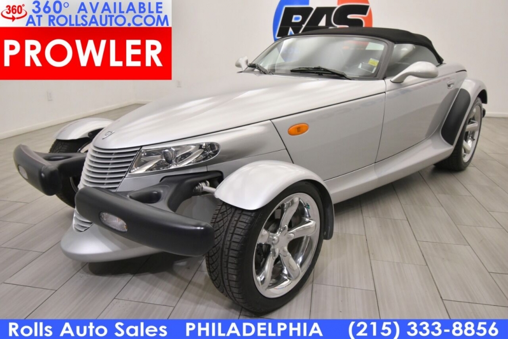 2001 Plymouth Prowler Base 2dr Convertible, Silver, Mileage: 9,466 