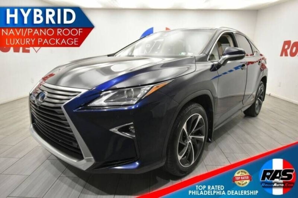 2018 Lexus RX 450h Base AWD 4dr SUV, Blue, Mileage: 95,792 