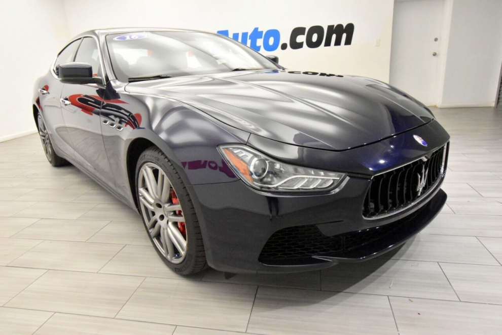 2016 Maserati Ghibli S Q4 AWD 4dr Sedan, Blue, Mileage: 78,875 - photo 7