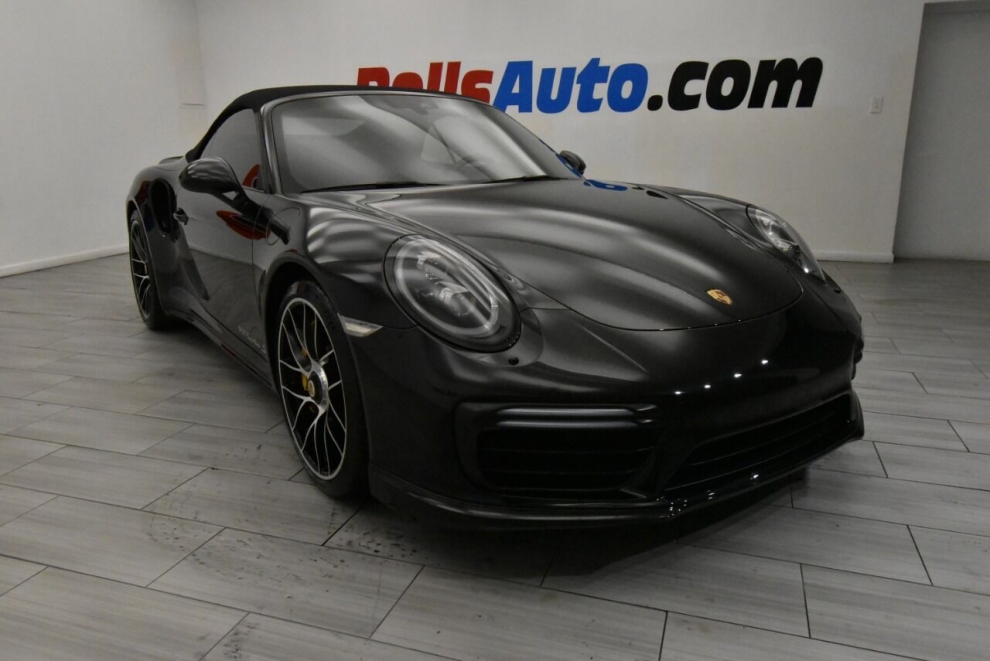 2018 Porsche 911 Turbo S AWD 2dr Convertible, Black, Mileage: 42,541 - photo 7