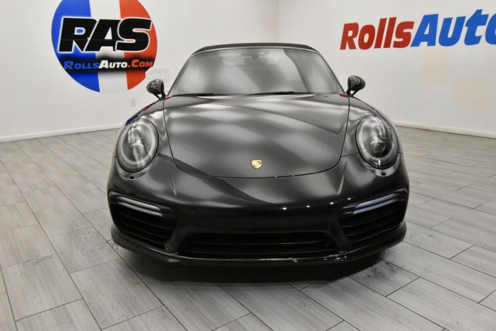 2018 Porsche 911 Turbo S AWD 2dr Convertible, Black, Mileage: 42,541 - photo 8