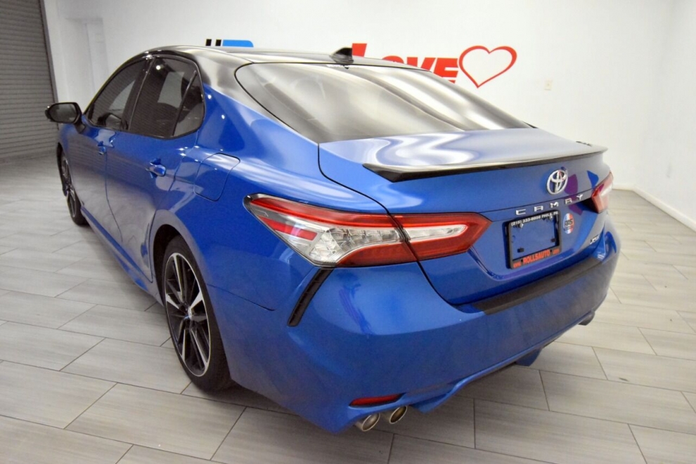 2019 Toyota Camry XSE 4dr Sedan, Blue, Mileage: 67,713 - photo 2