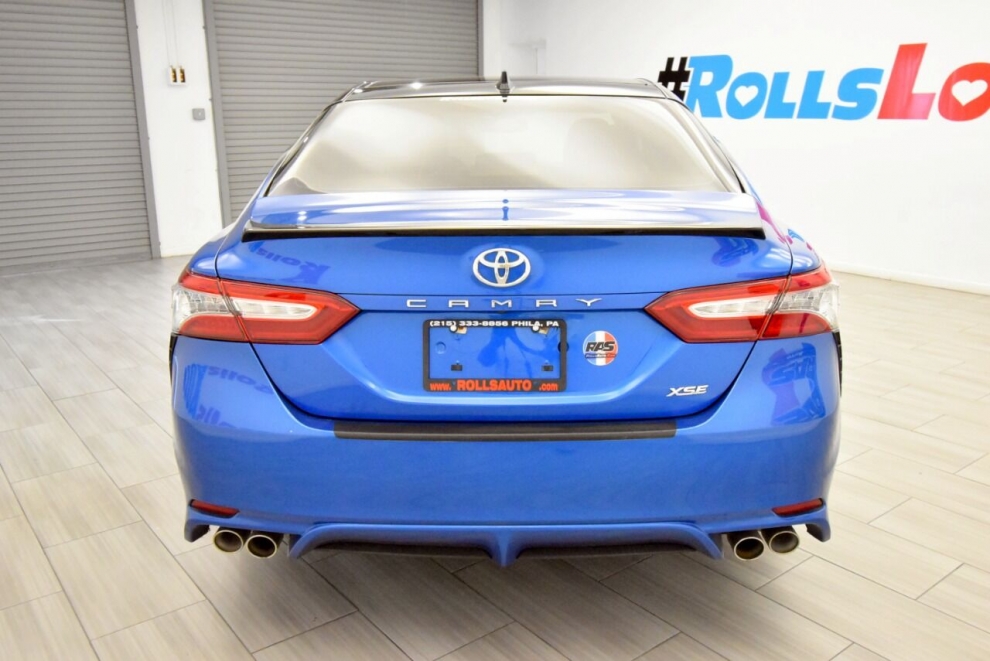 2019 Toyota Camry XSE 4dr Sedan, Blue, Mileage: 67,713 - photo 3