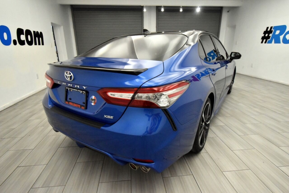 2019 Toyota Camry XSE 4dr Sedan, Blue, Mileage: 67,713 - photo 4