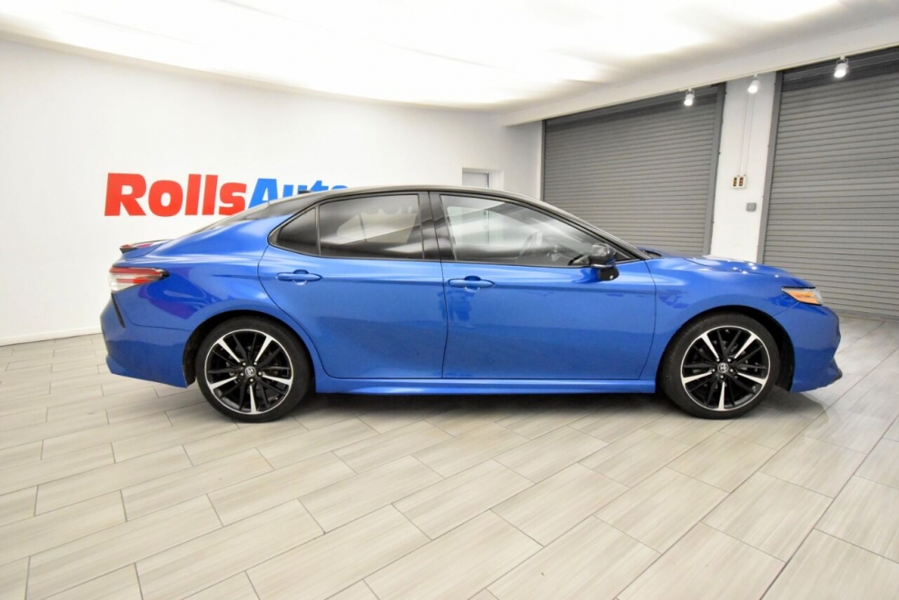2019 Toyota Camry XSE 4dr Sedan, Blue, Mileage: 67,713 - photo 6