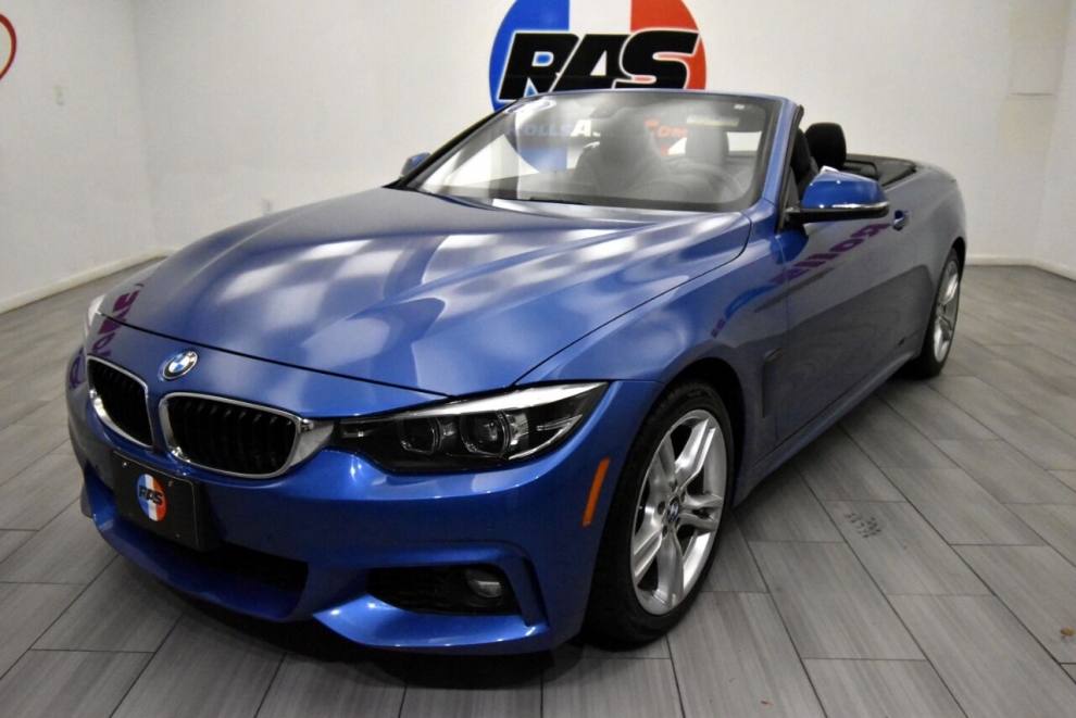 2018 BMW 4 Series 430i 2dr Convertible, Blue, Mileage: 82,281 - photo 1