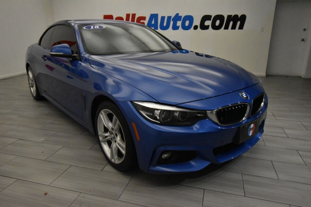 2018 BMW 4 Series 430i 2dr Convertible, Blue, Mileage: 82,281 - photo 7