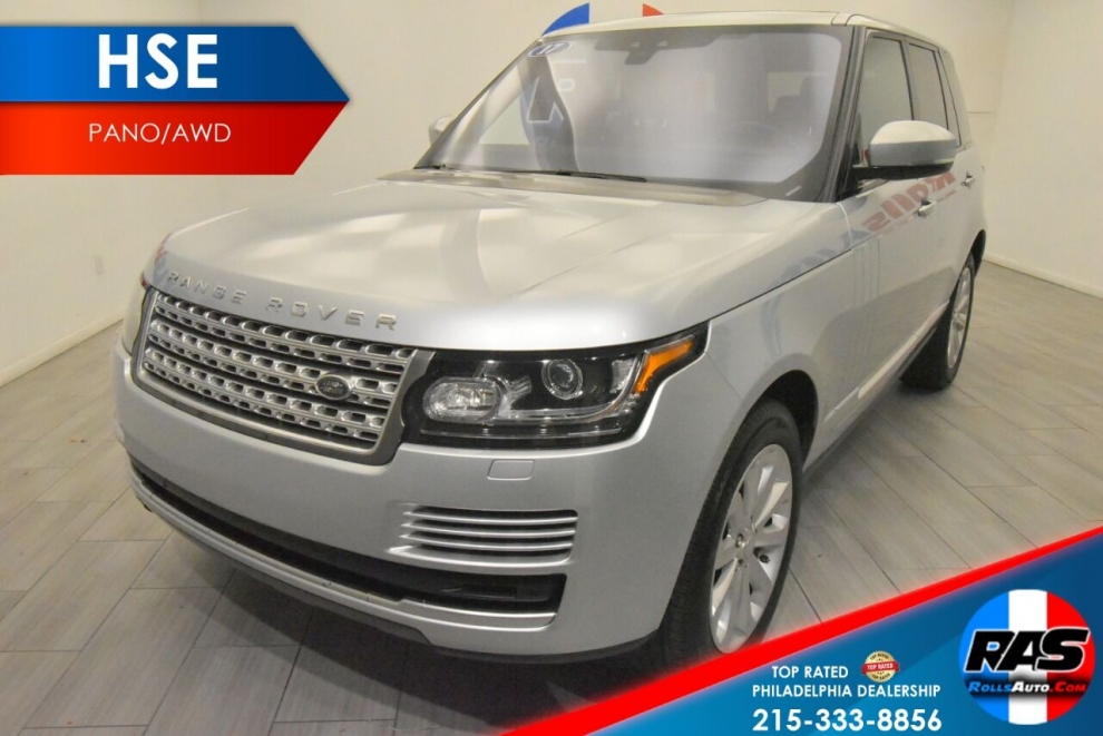 2017 Land Rover Range Rover HSE Td6 AWD 4dr SUV, Silver, Mileage: 76,495 
