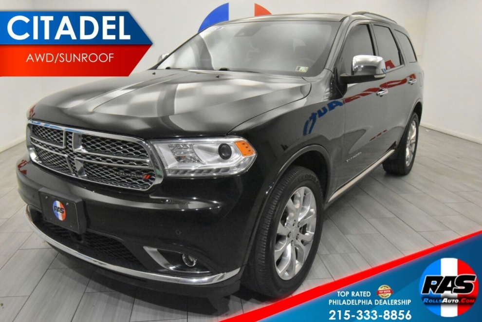 2018 Dodge Durango Citadel AWD 4dr SUV, Black, Mileage: 72,942 