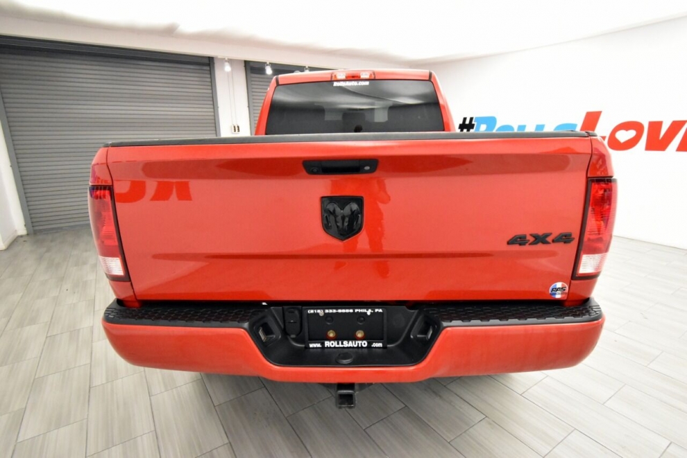 2017 RAM 1500 Express 4x4 4dr Quad Cab 6.3 ft. SB Pickup, Red, Mileage: 80,611 - photo 3