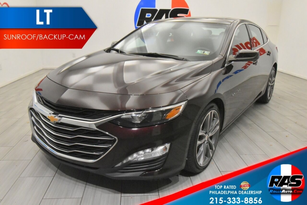 2021 Chevrolet Malibu LT 4dr Sedan, Red, Mileage: 60,451 