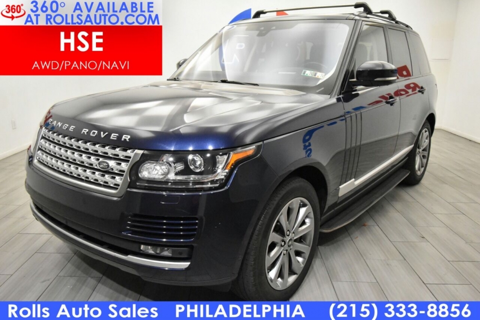 2017 Land Rover Range Rover HSE AWD 4dr SUV, Blue, Mileage: 73,823 