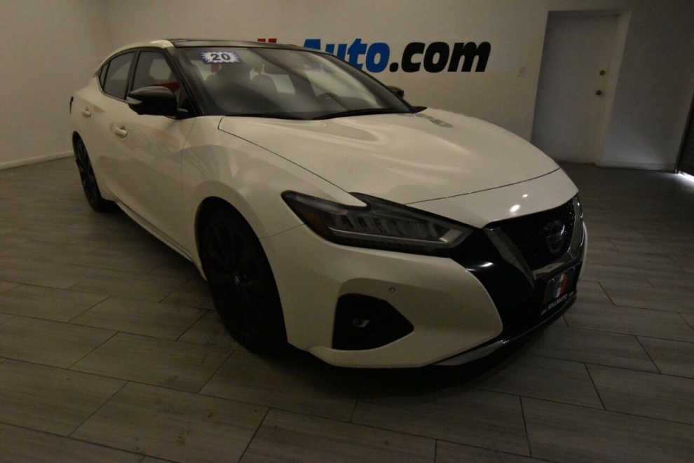 2020 Nissan Maxima 3.5 SR 4dr Sedan, White, Mileage: 41,345 - photo 7