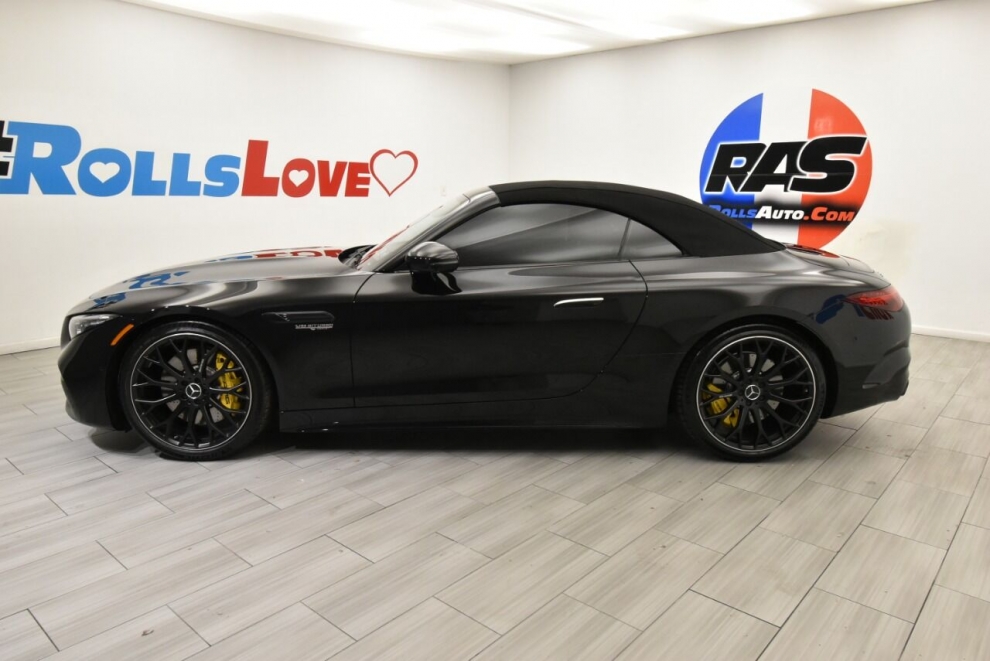 2022 Mercedes-Benz SL-Class AMG SL 63 AWD 4MATIC 2dr Roadster, Black, Mileage: 2,175 - photo 1