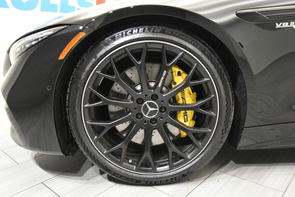 2022 Mercedes-Benz SL-Class AMG SL 63 AWD 4MATIC 2dr Roadster, Black, Mileage: 2,175 - photo 12