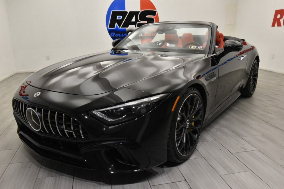 2022 Mercedes-Benz SL-Class AMG SL 63 AWD 4MATIC 2dr Roadster, Black, Mileage: 2,175 - photo 14