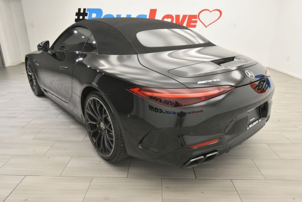 2022 Mercedes-Benz SL-Class AMG SL 63 AWD 4MATIC 2dr Roadster, Black, Mileage: 2,175 - photo 2