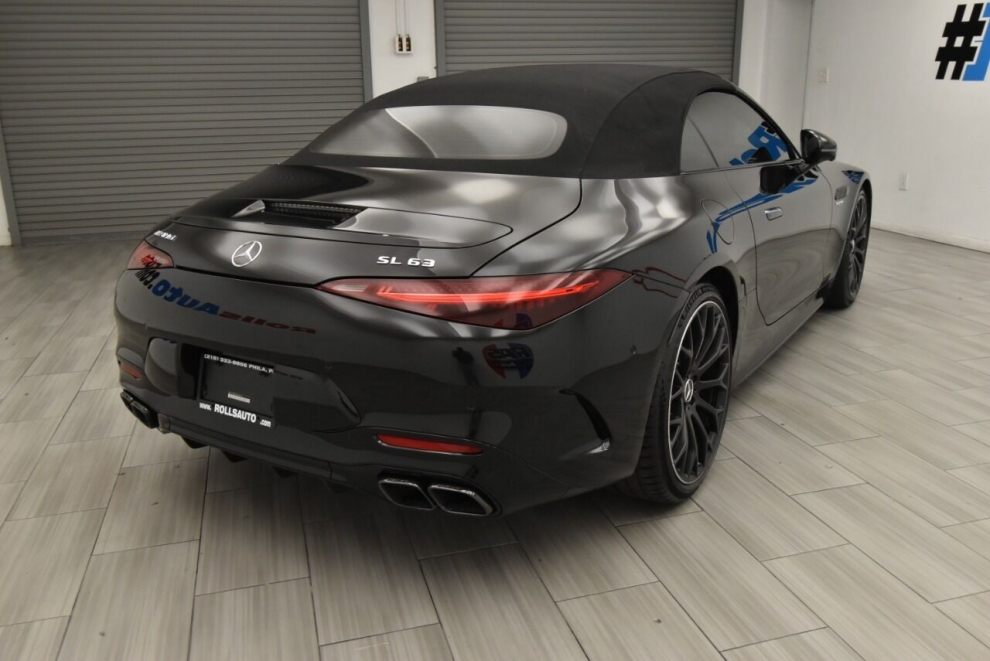 2022 Mercedes-Benz SL-Class AMG SL 63 AWD 4MATIC 2dr Roadster, Black, Mileage: 2,175 - photo 4