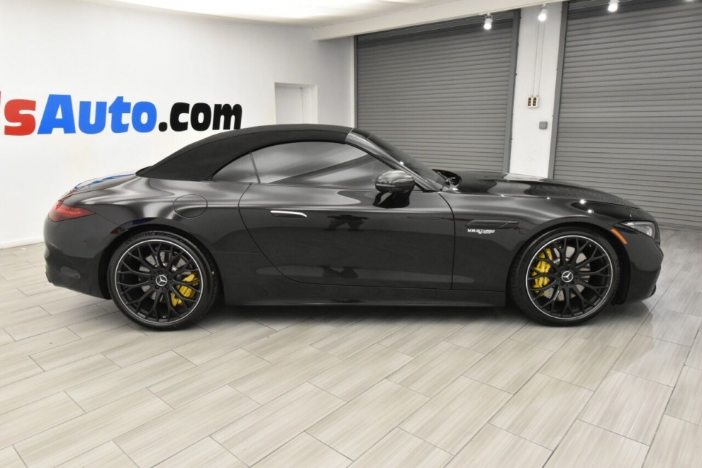 2022 Mercedes-Benz SL-Class AMG SL 63 AWD 4MATIC 2dr Roadster, Black, Mileage: 2,175 - photo 6