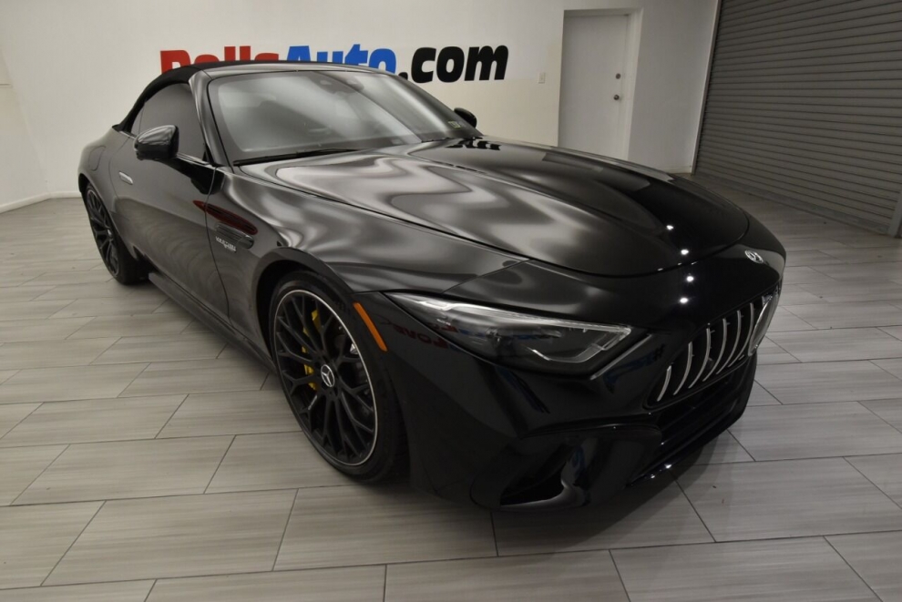 2022 Mercedes-Benz SL-Class AMG SL 63 AWD 4MATIC 2dr Roadster, Black, Mileage: 2,175 - photo 7
