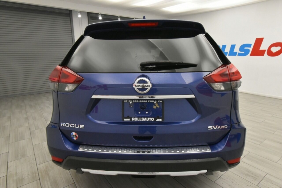 2018 Nissan Rogue SV AWD 4dr Crossover, Blue, Mileage: 87,962 - photo 3