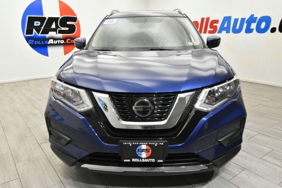 2018 Nissan Rogue SV AWD 4dr Crossover, Blue, Mileage: 87,962 - photo 7