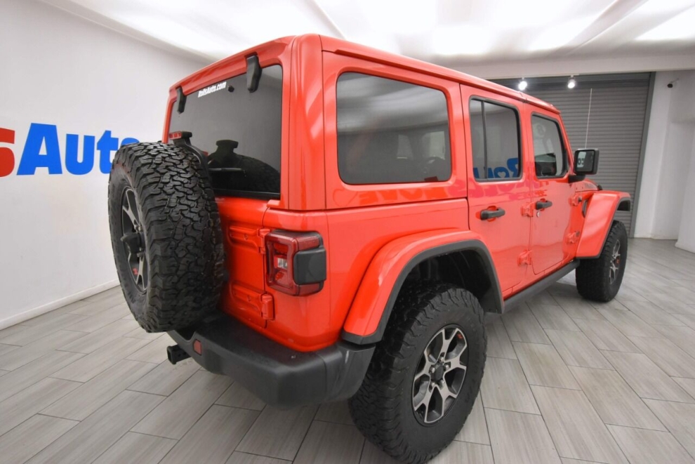 2018 Jeep Wrangler Unlimited Rubicon 4x4 4dr SUV (midyear release), Red, Mileage: 66,530 - photo 4