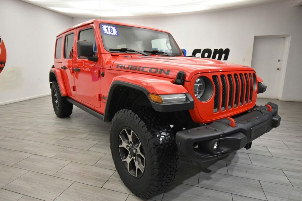 2018 Jeep Wrangler Unlimited Rubicon 4x4 4dr SUV (midyear release), Red, Mileage: 66,530 - photo 6