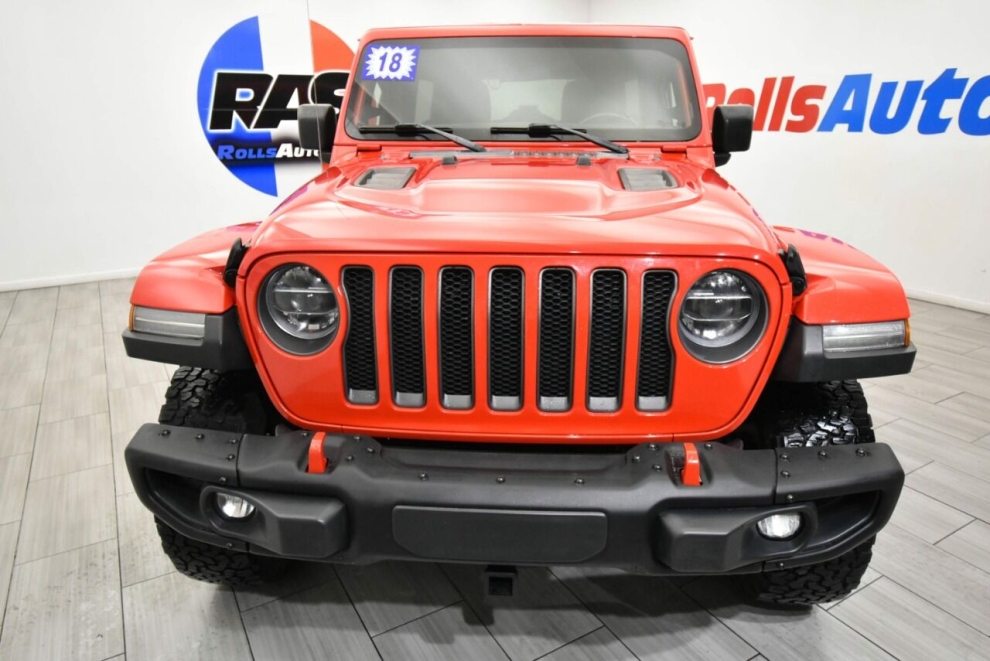 2018 Jeep Wrangler Unlimited Rubicon 4x4 4dr SUV (midyear release), Red, Mileage: 66,530 - photo 7