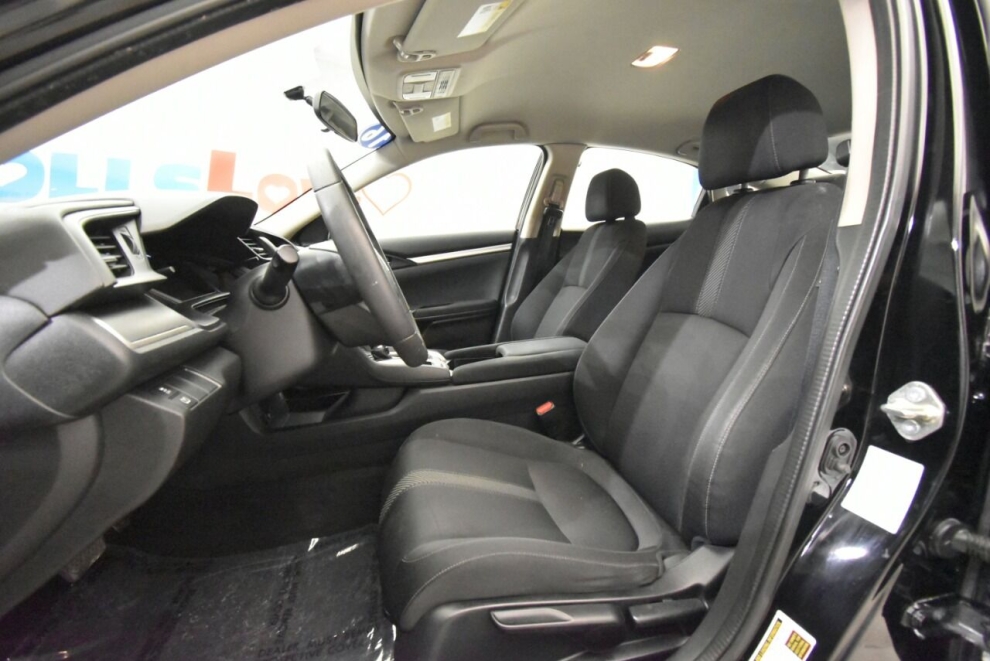 2016 Honda Civic LX 4dr Sedan CVT, Black, Mileage: 149,360 - photo 11