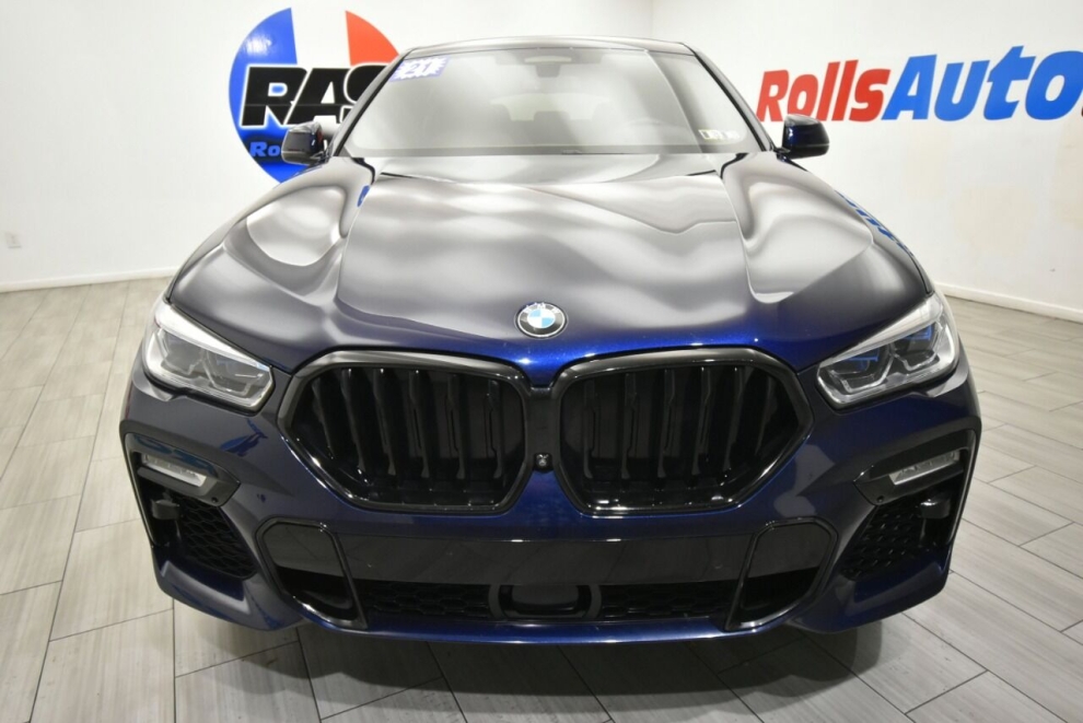 2021 BMW X6 M50i AWD 4dr Sports Activity Coupe, Blue, Mileage: 88,838 - photo 7