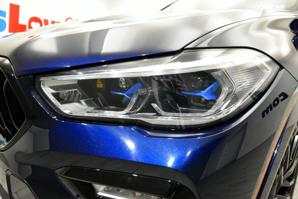2021 BMW X6 M50i AWD 4dr Sports Activity Coupe, Blue, Mileage: 88,838 - photo 8